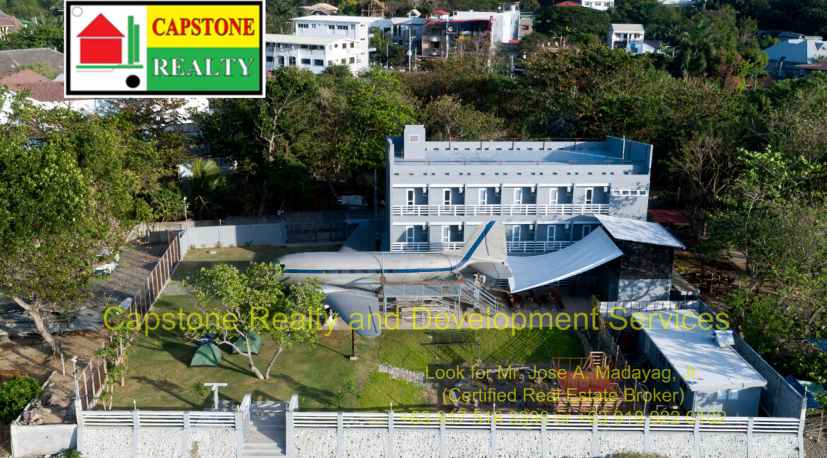 aerial view of hostel
