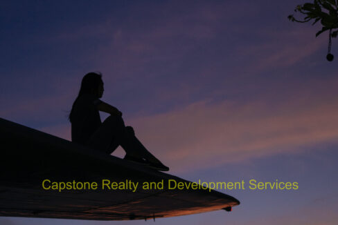 external sunset & plane wing tip